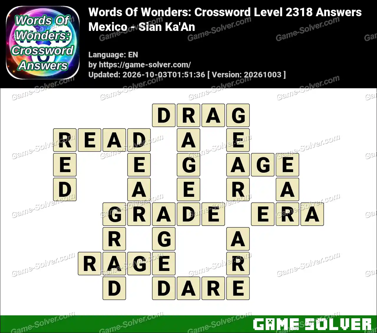 Words Of Wonders: Crossword Level 2318 Answers – Mexico – Sian Ka’An